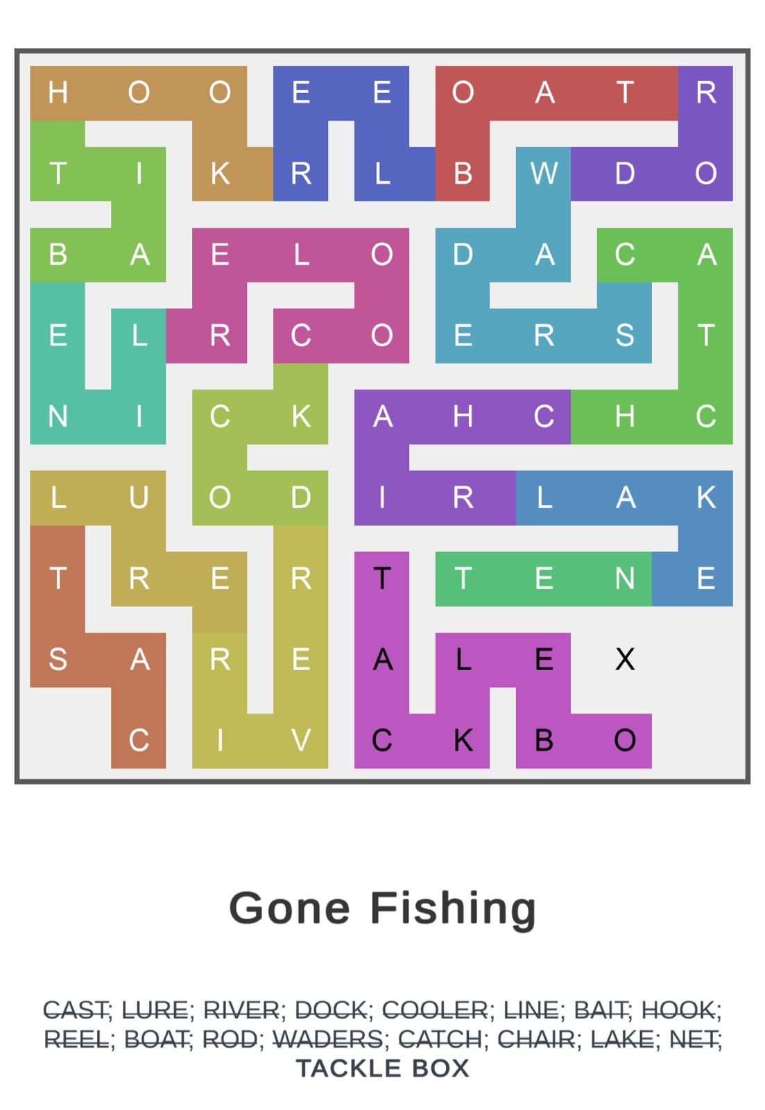 Puzzle Page Word Snake March 11 2026