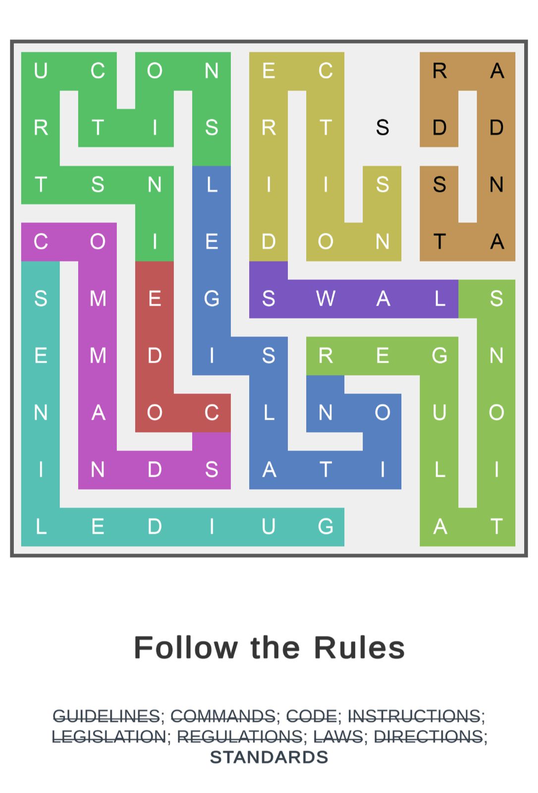 Puzzle Page Word Snake March 4 2026