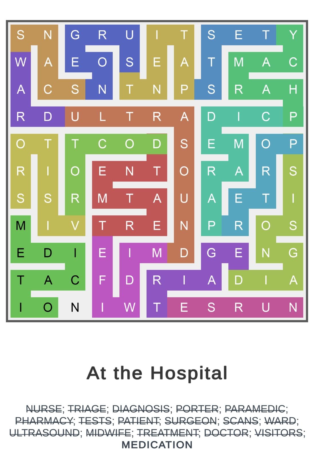 Puzzle Page Word Snake March 7 2026