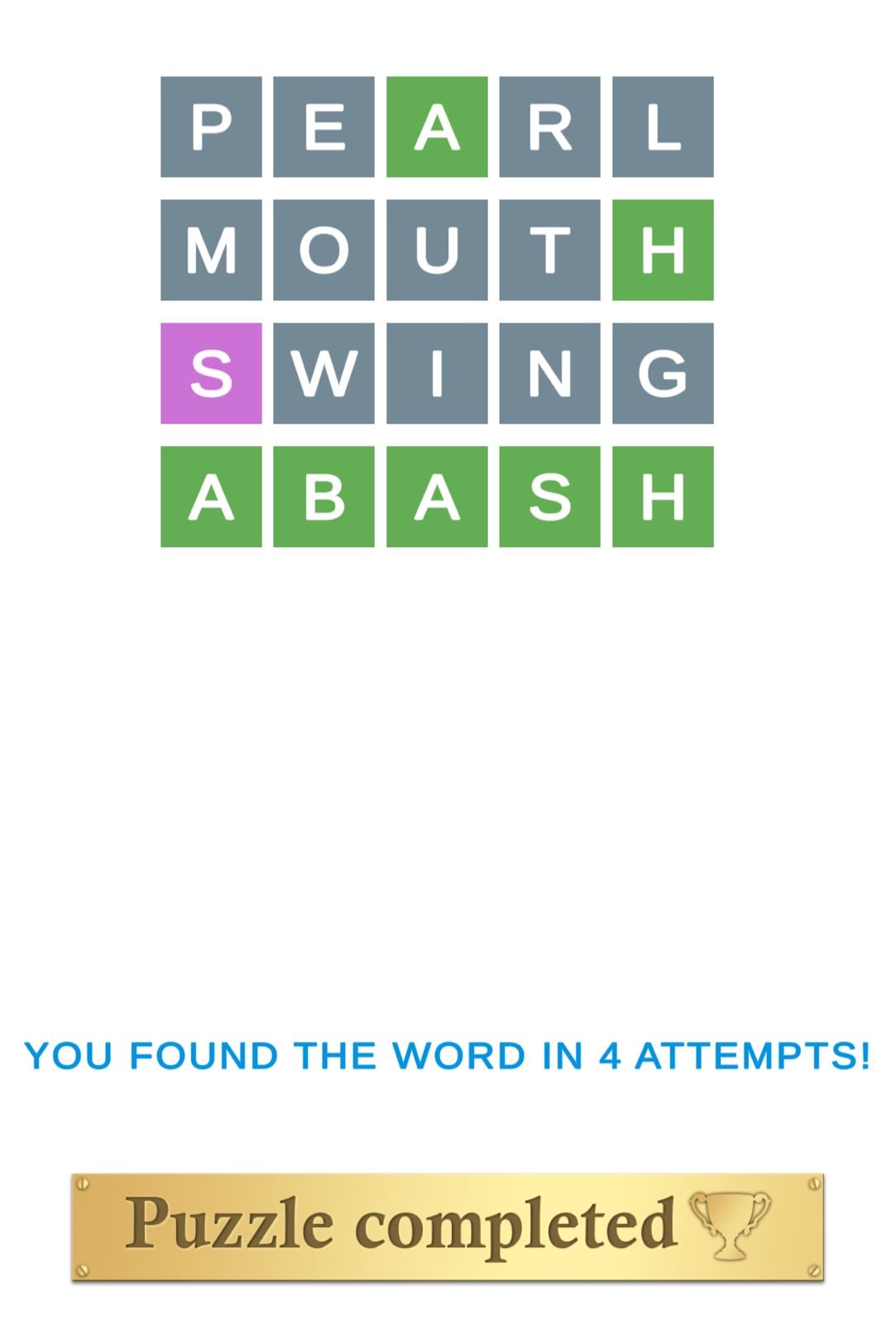 Puzzle Page Wordy April 1 2026