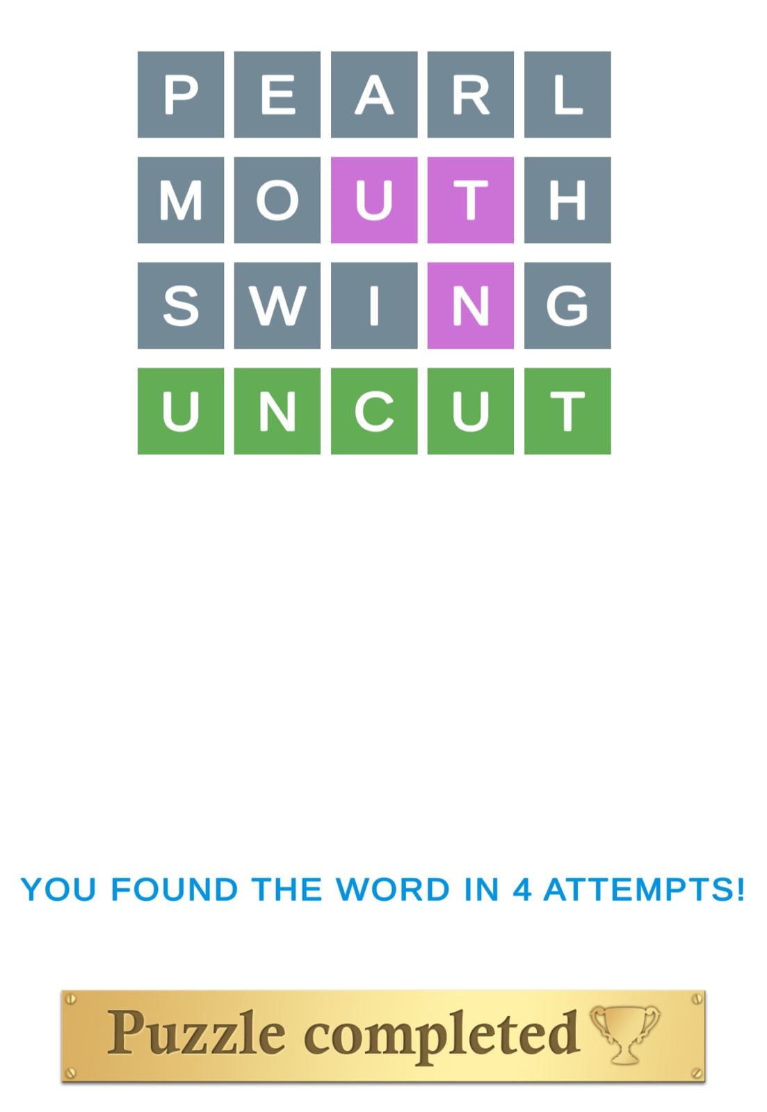 Puzzle Page Wordy March 22 2026