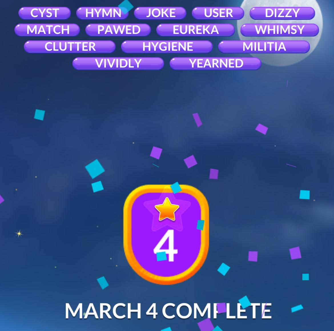 Word Stacks Daily Puzzle March 4 2026 Word Stacks Daily Puzzle March 4 2026