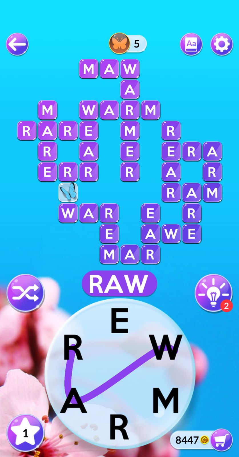 Wordscapes In Bloom Daily March 22 2026