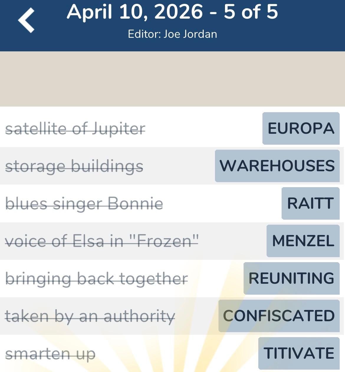 7 Little Words April 10 2026 5