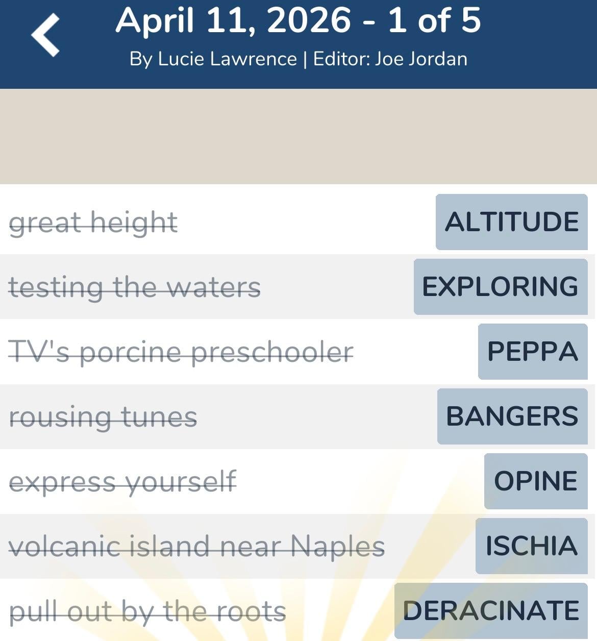 7 Little Words April 11 2026 1