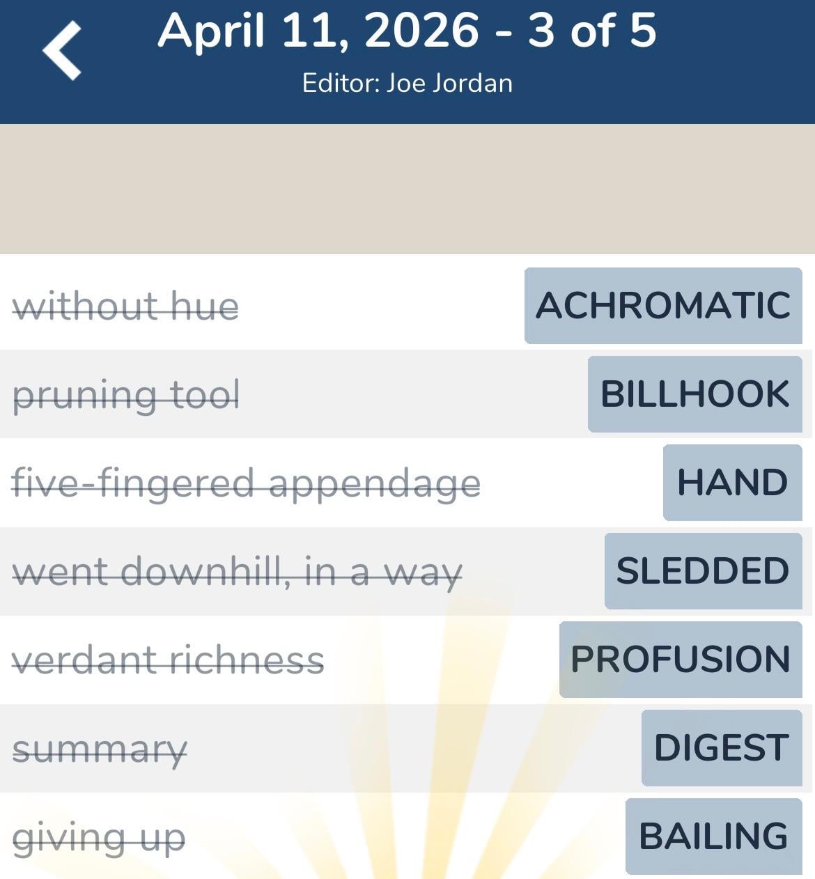 7 Little Words April 11 2026 3