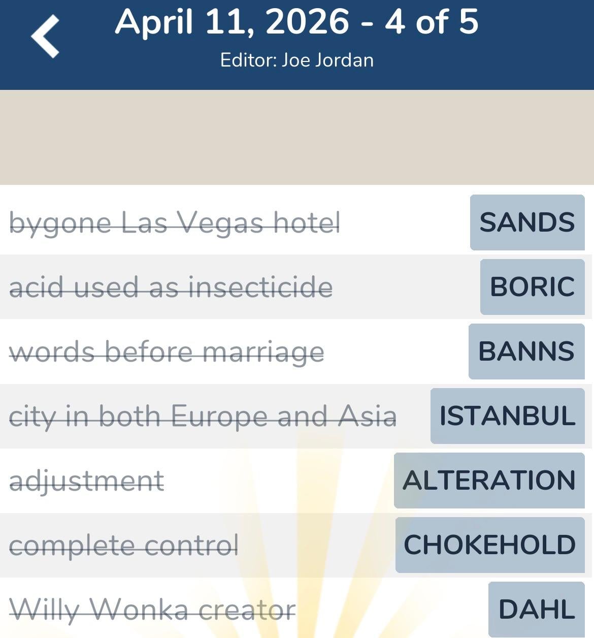 7 Little Words April 11 2026 4