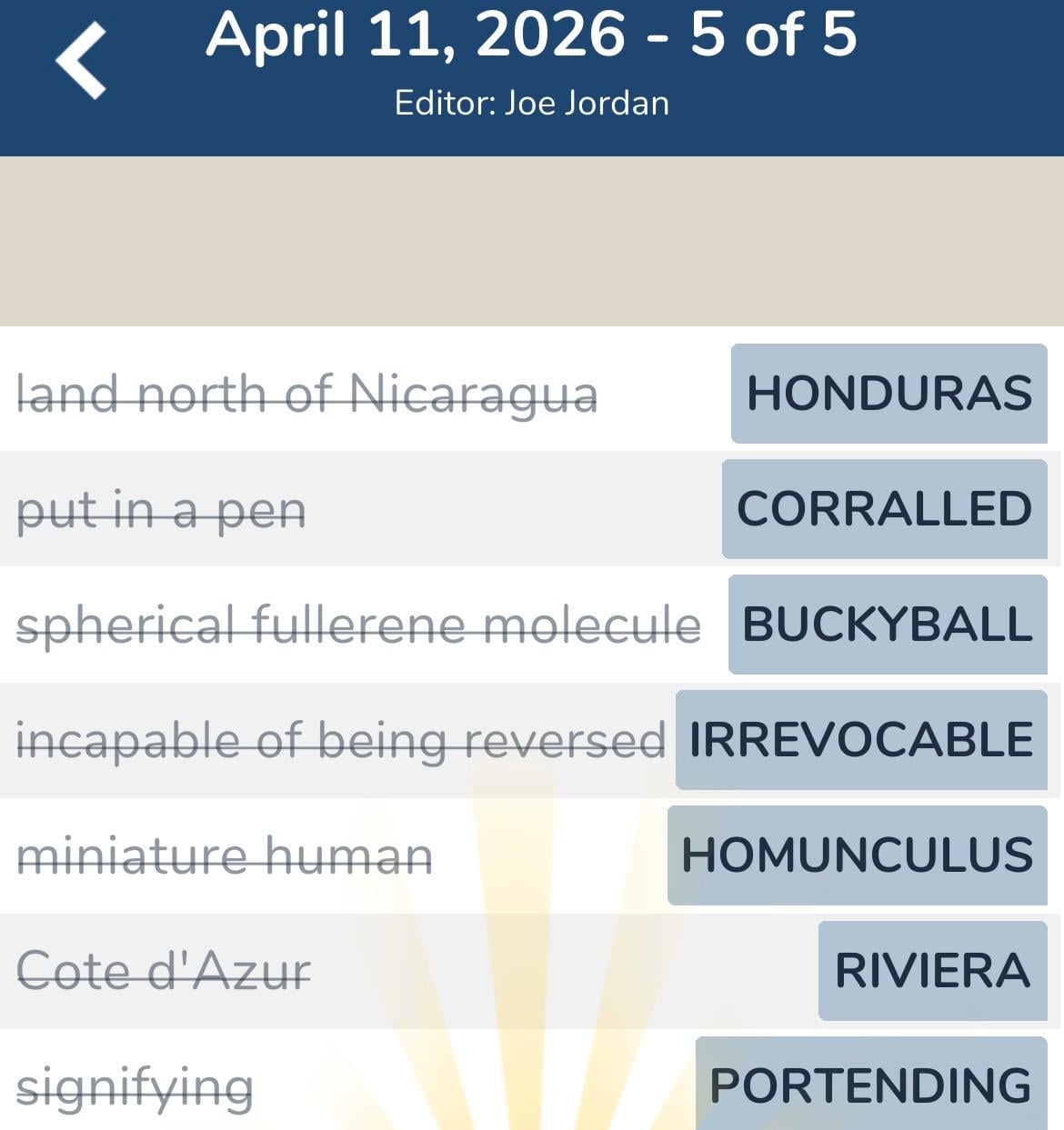 7 Little Words April 11 2026 5