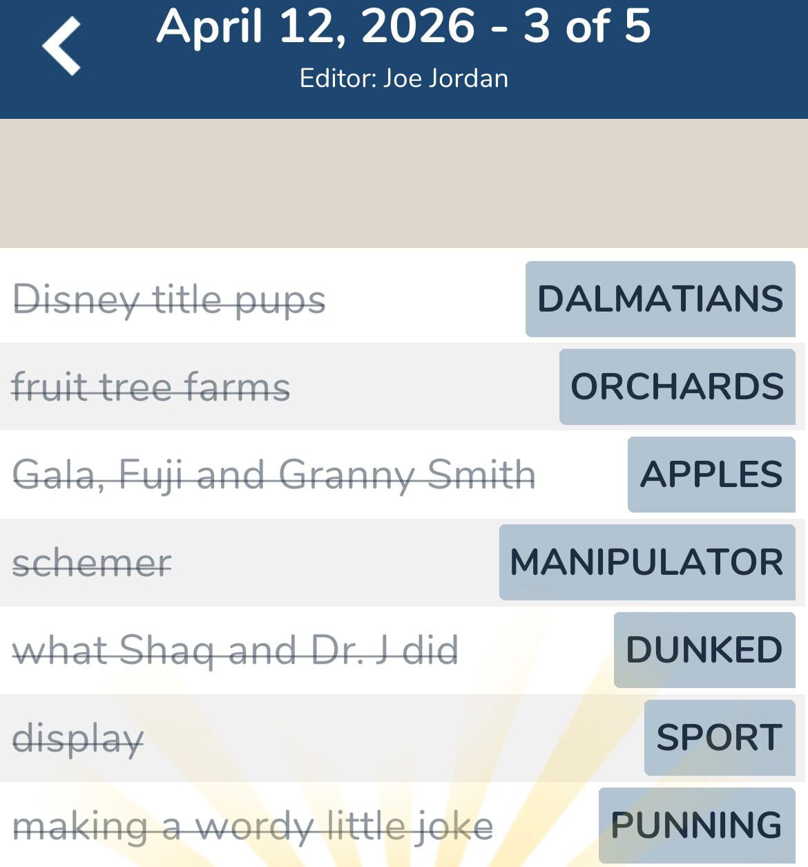 7 Little Words April 12 2026 3