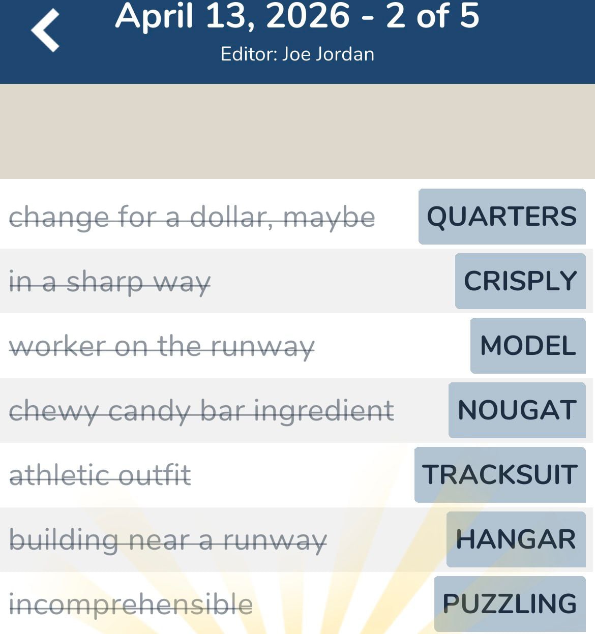 7 Little Words April 13 2026 2