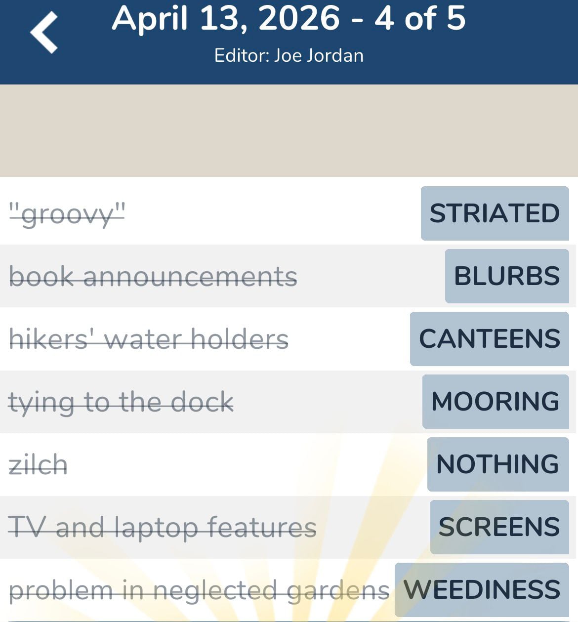 7 Little Words April 13 2026 4