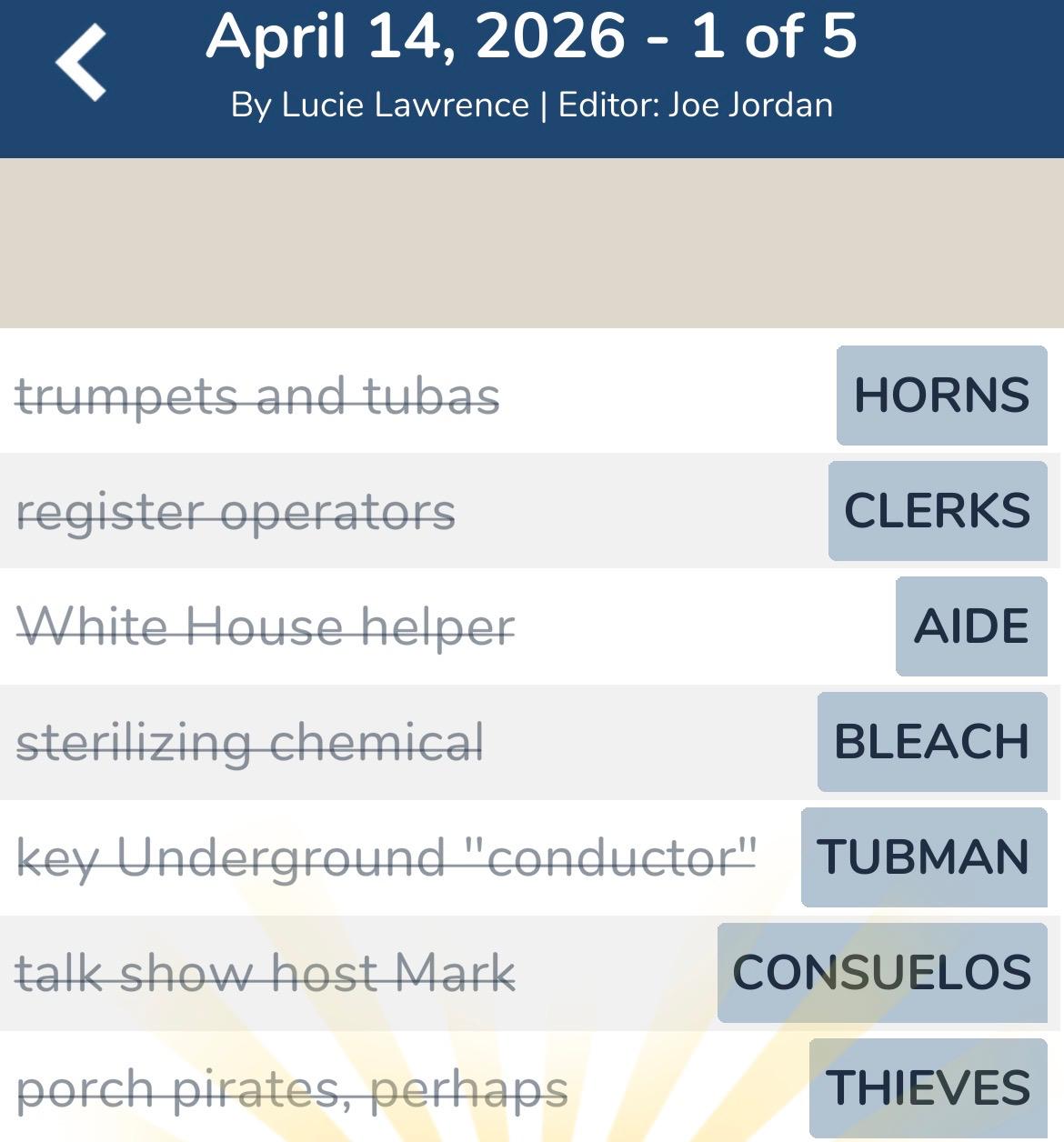 7 Little Words April 14 2026 1