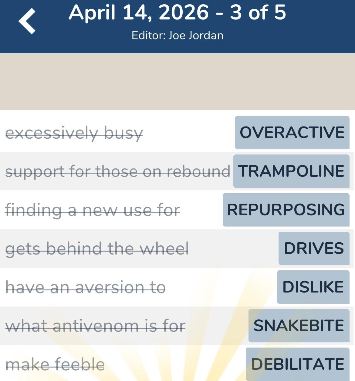 7 Little Words April 14 2026 3