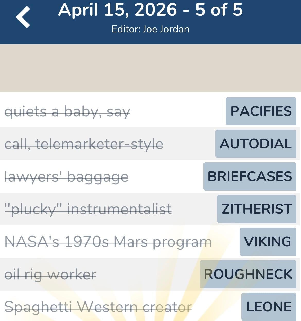 7 Little Words April 15 2026 5