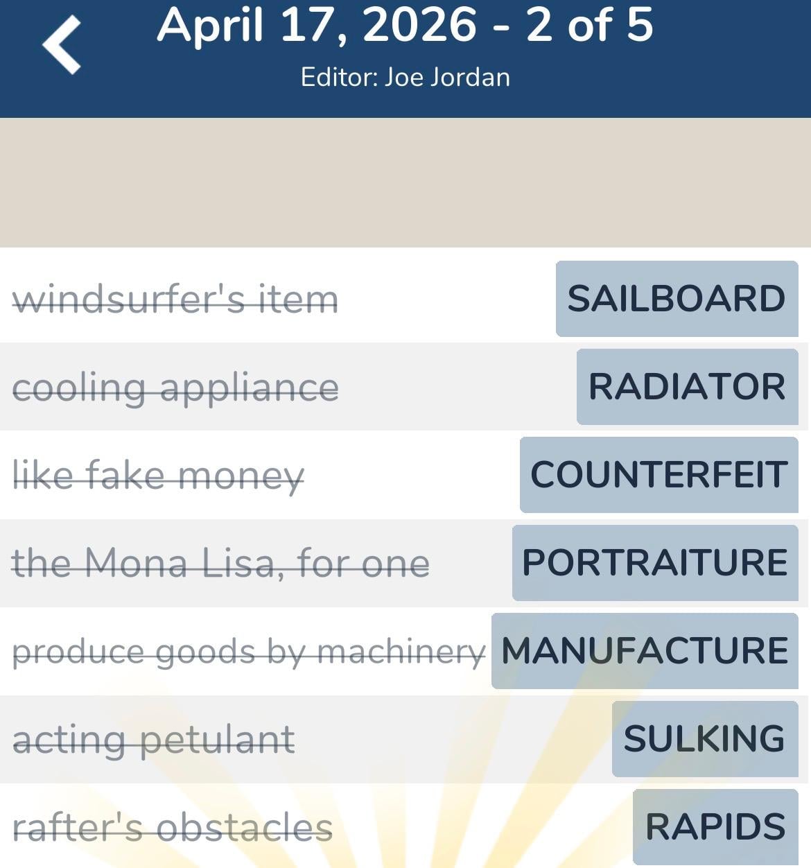 7 Little Words April 17 2026 2