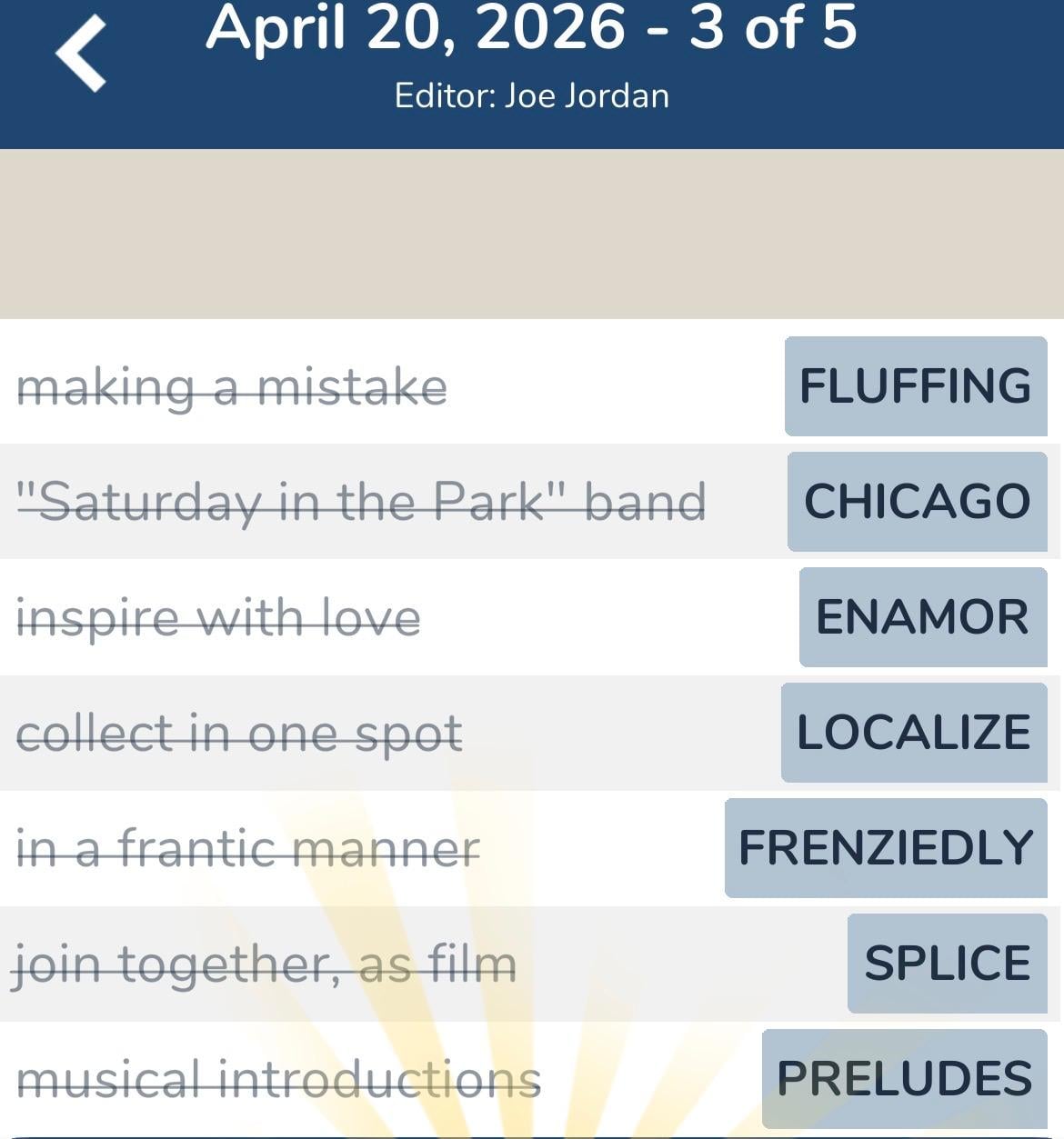 7 Little Words April 20 2026 3