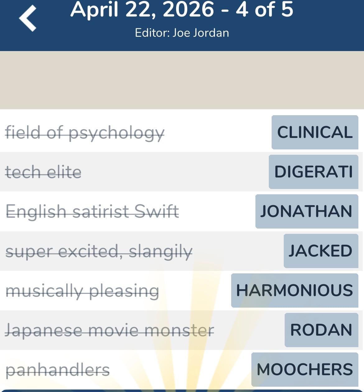 7 Little Words April 22 2026 4