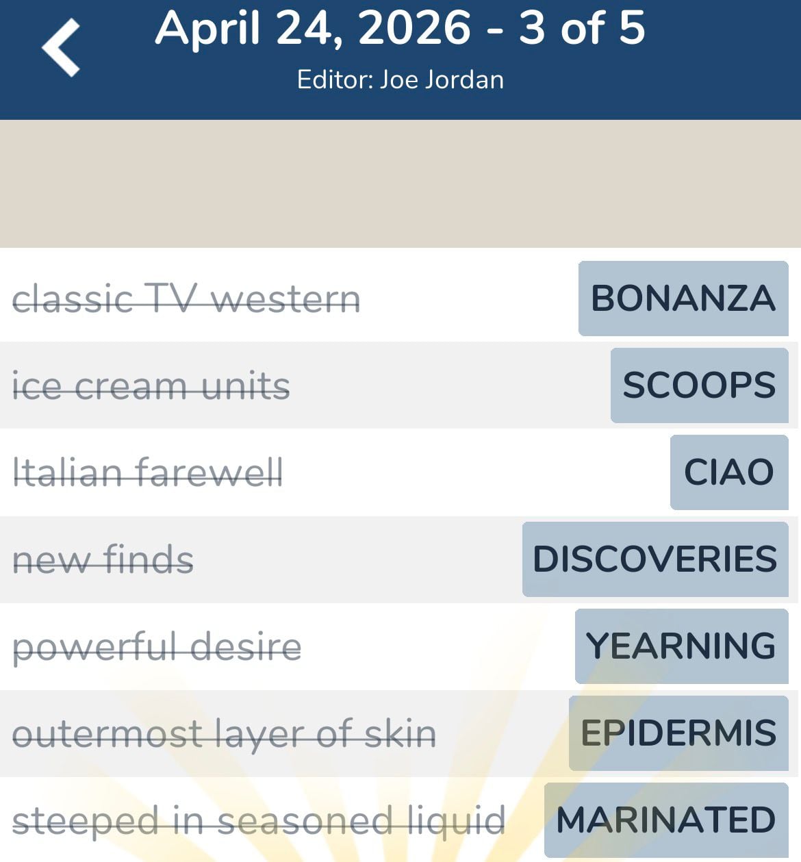 7 Little Words April 24 2026 3