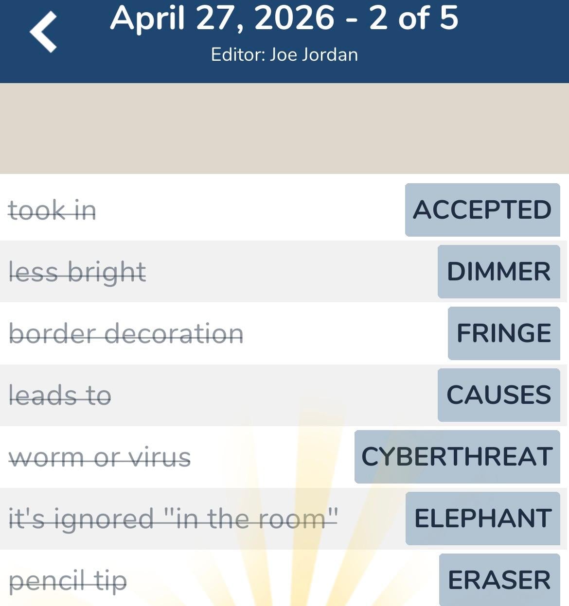 7 Little Words April 27 2026 2