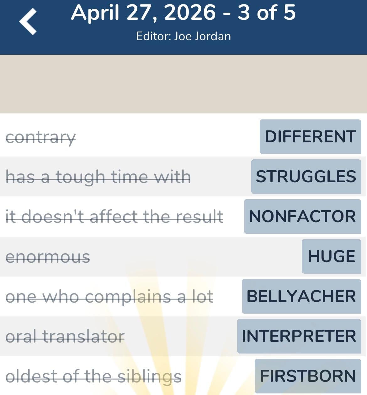 7 Little Words April 27 2026 3