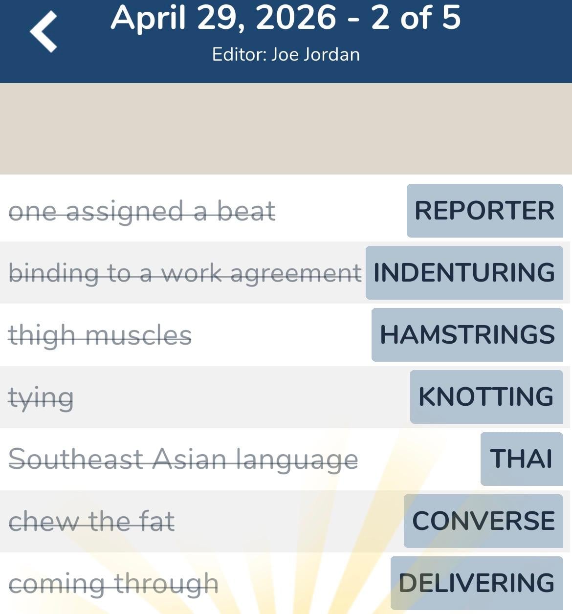 7 Little Words April 29 2026 2