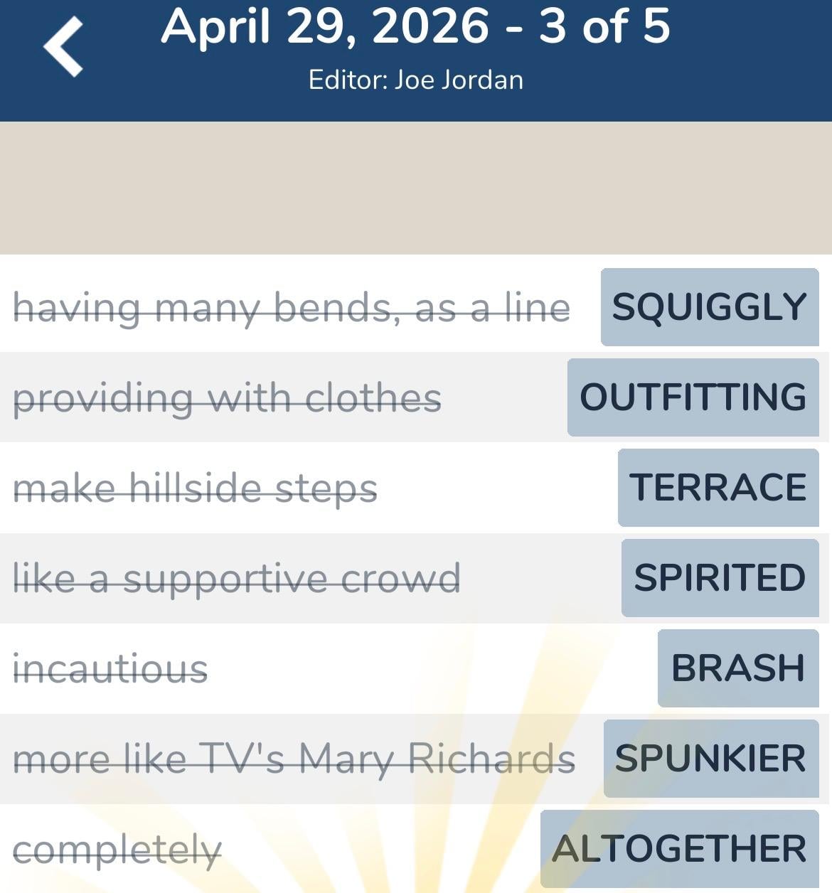 7 Little Words April 29 2026 3
