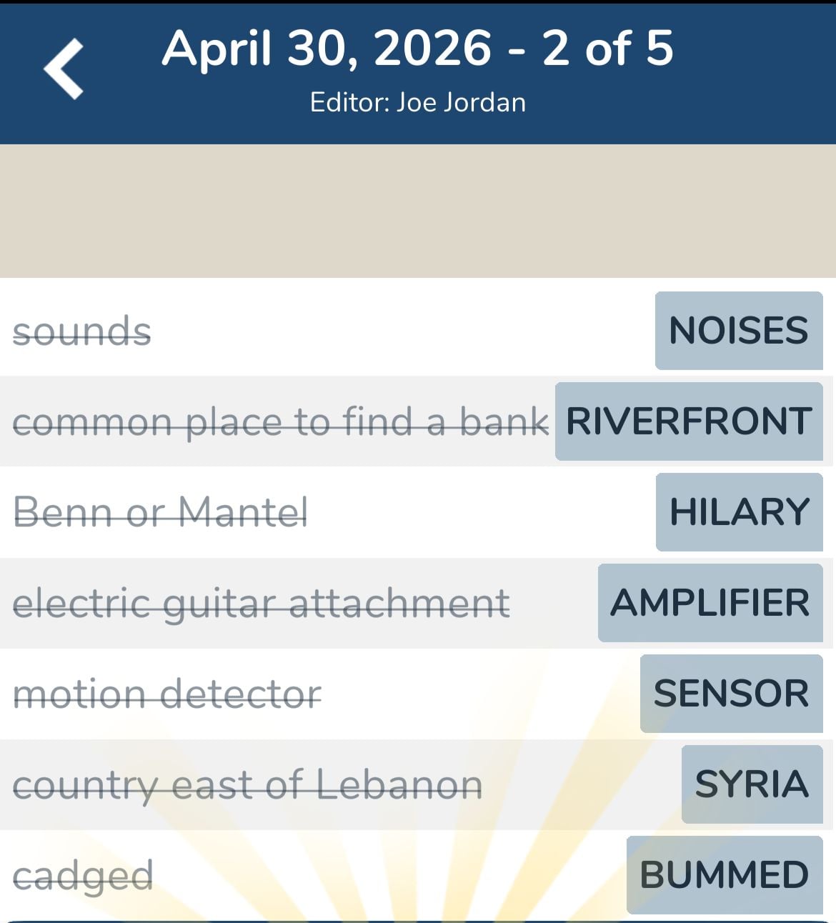 7 Little Words April 30 2026 2