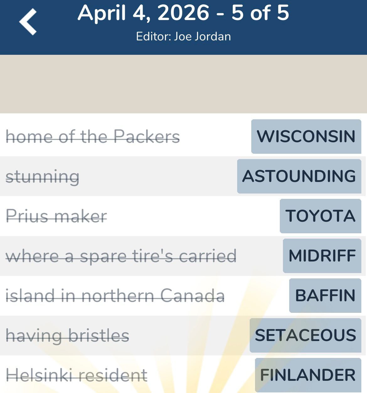 7 Little Words April 4 2026 5