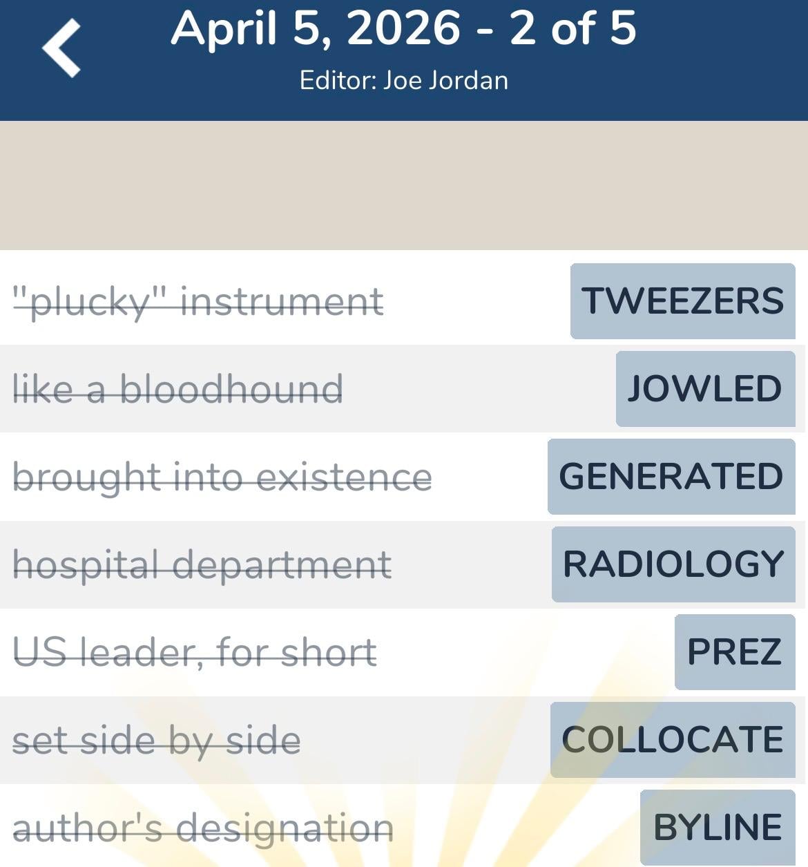7 Little Words April 5 2026 2