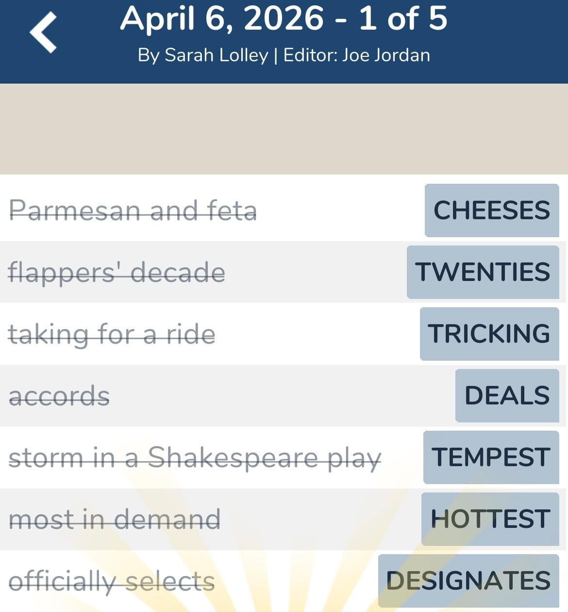 7 Little Words April 6 2026 1