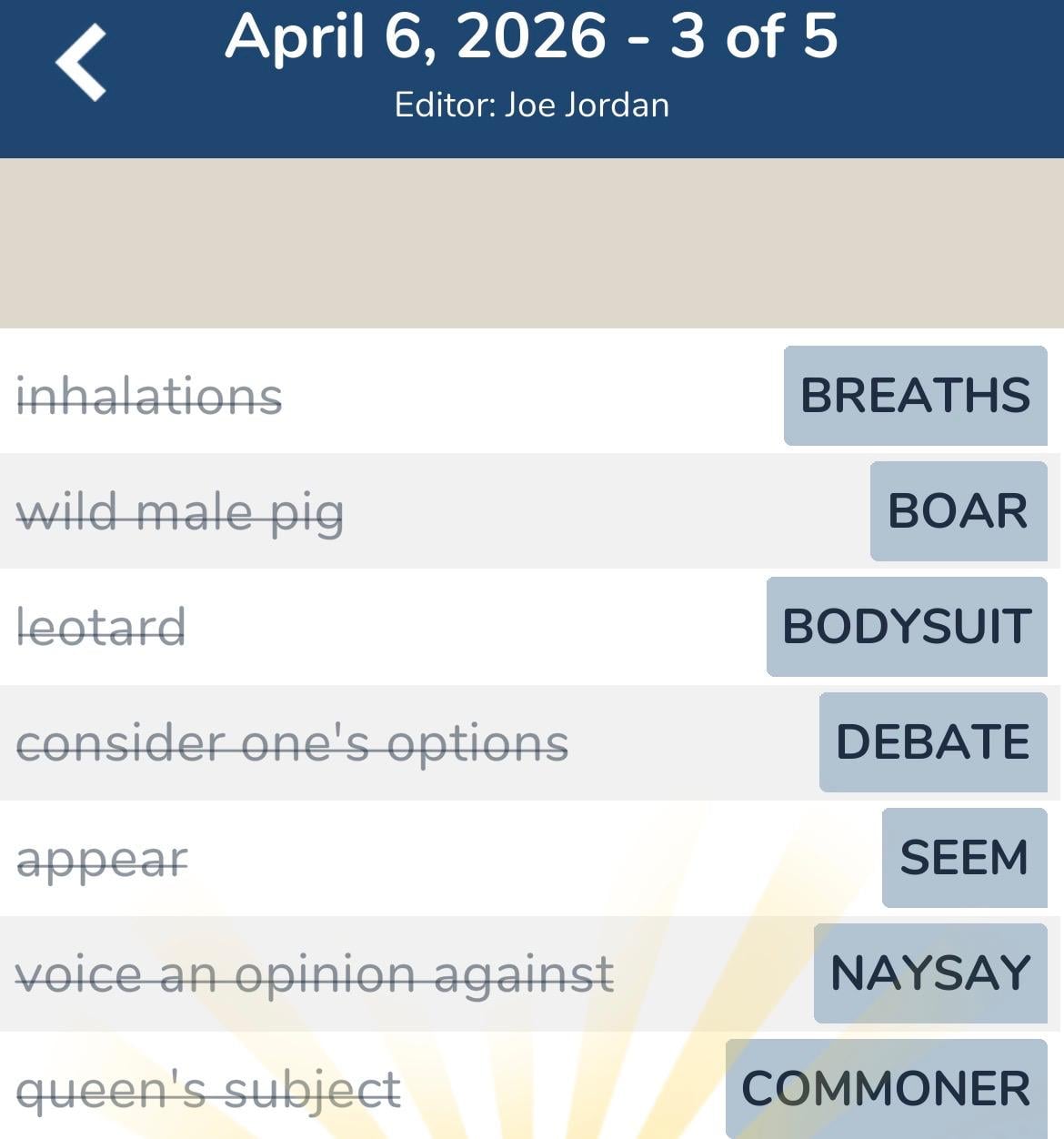 7 Little Words April 6 2026 3