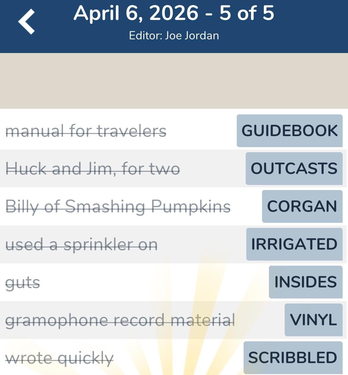 7 Little Words April 6 2026 5