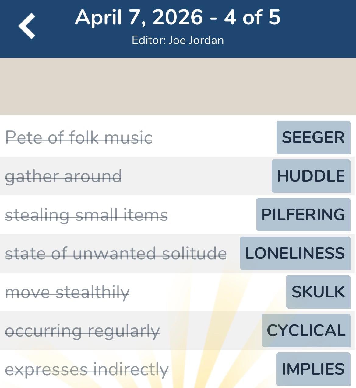 7 Little Words April 7 2026 4