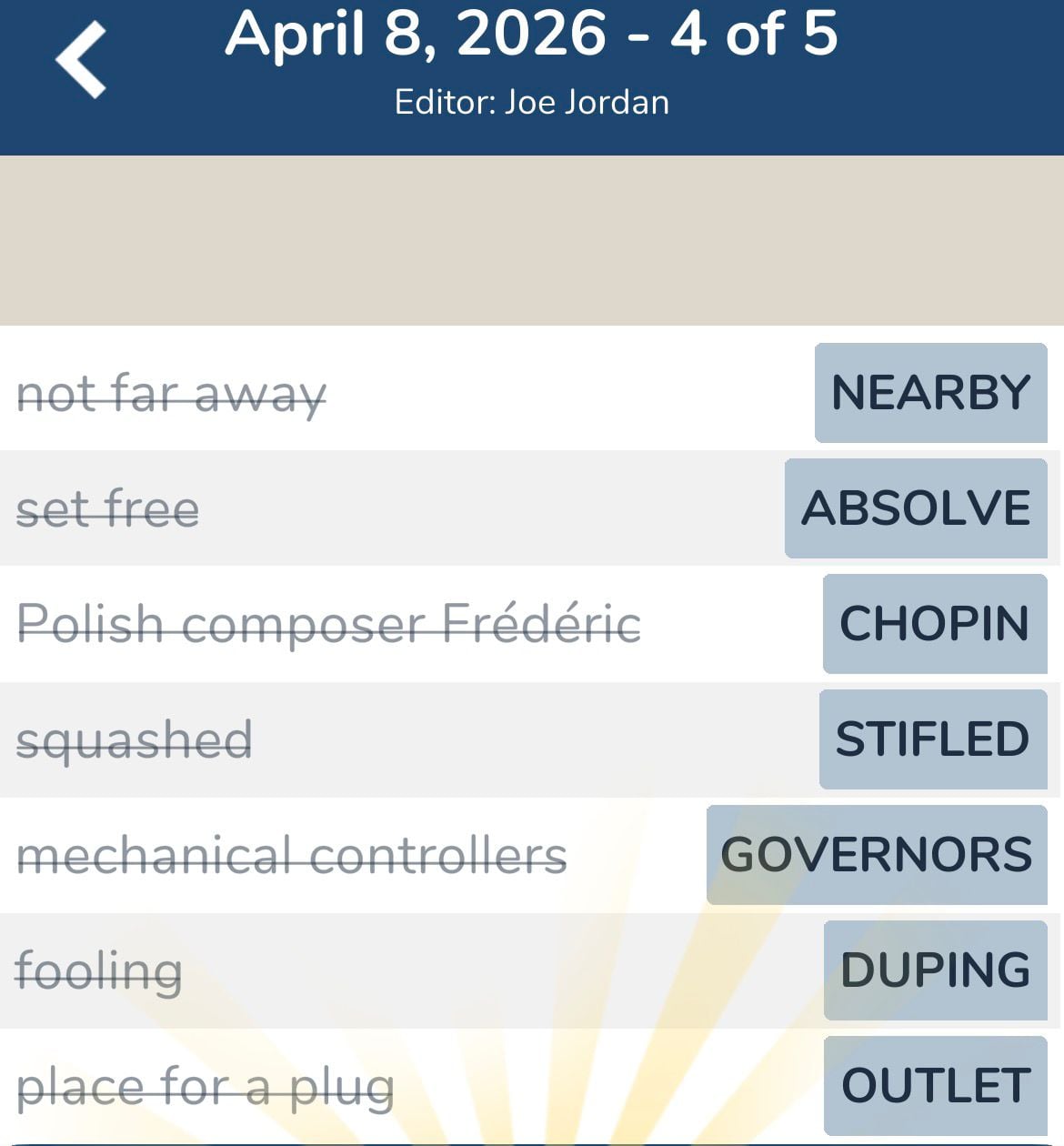 7 Little Words April 8 2026 4 7 Little Words April 8 2026 4