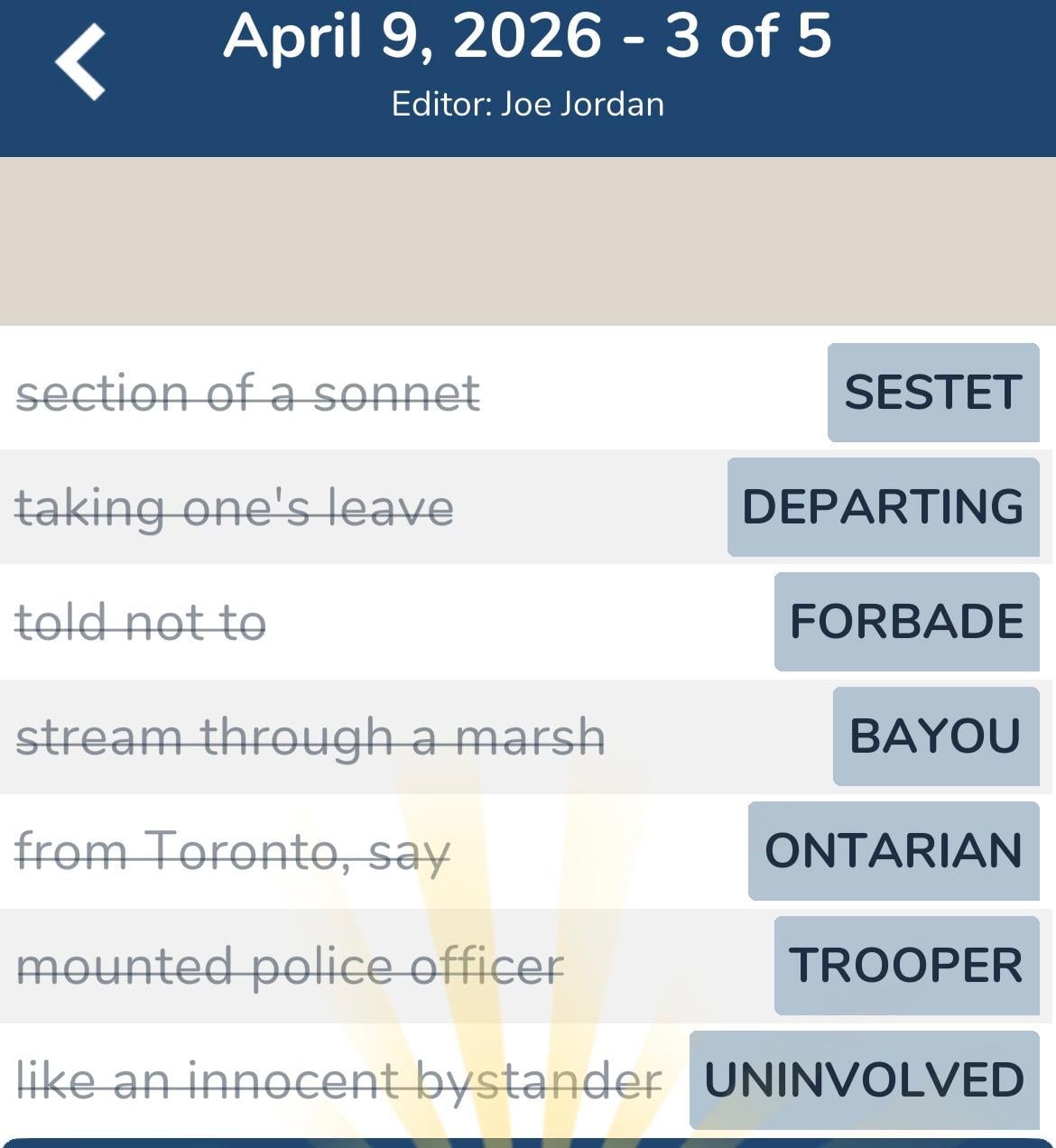 7 Little Words April 9 2026 3 7 Little Words April 9 2026 3