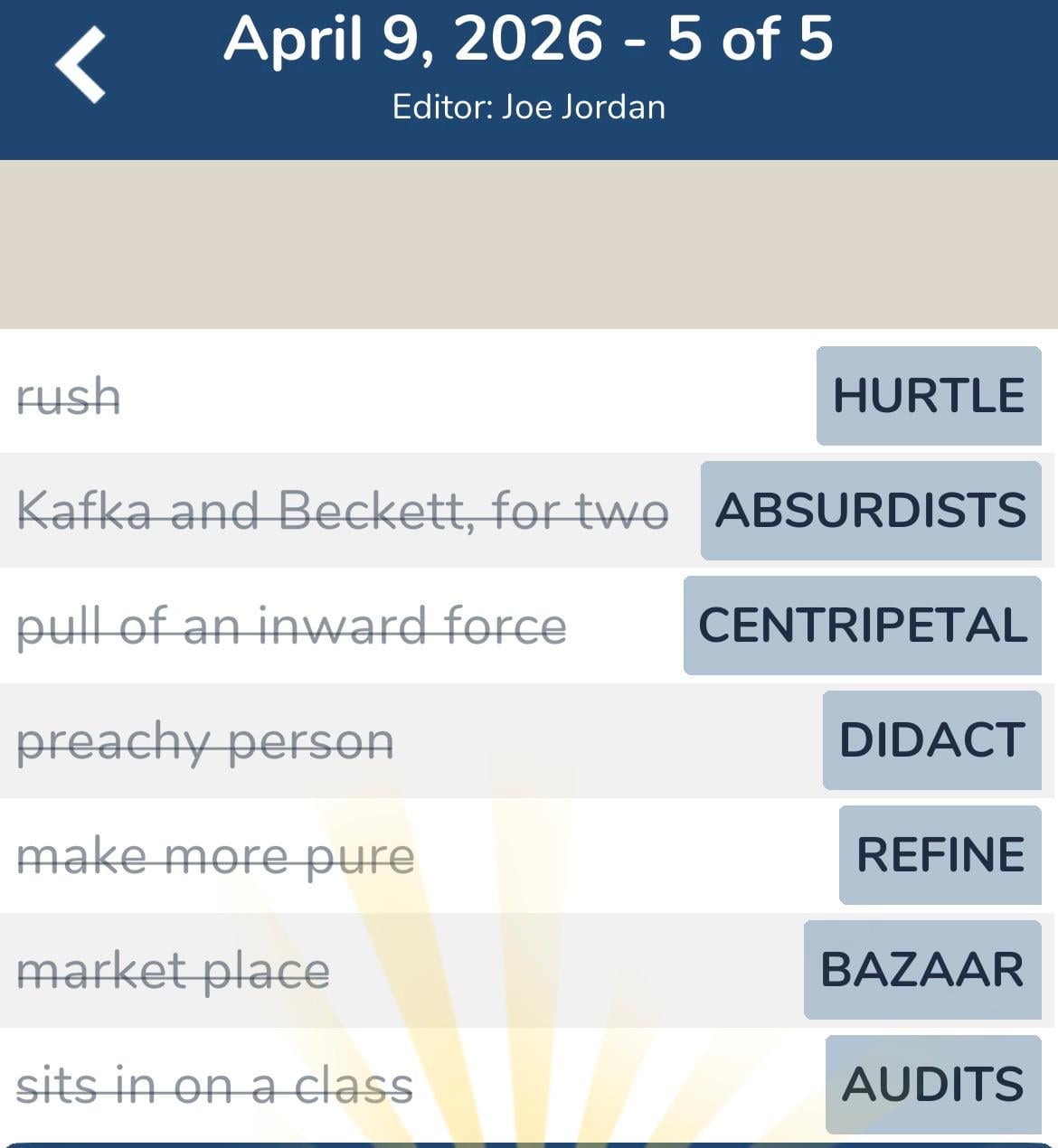 7 Little Words April 9 2026 5 7 Little Words April 9 2026 5