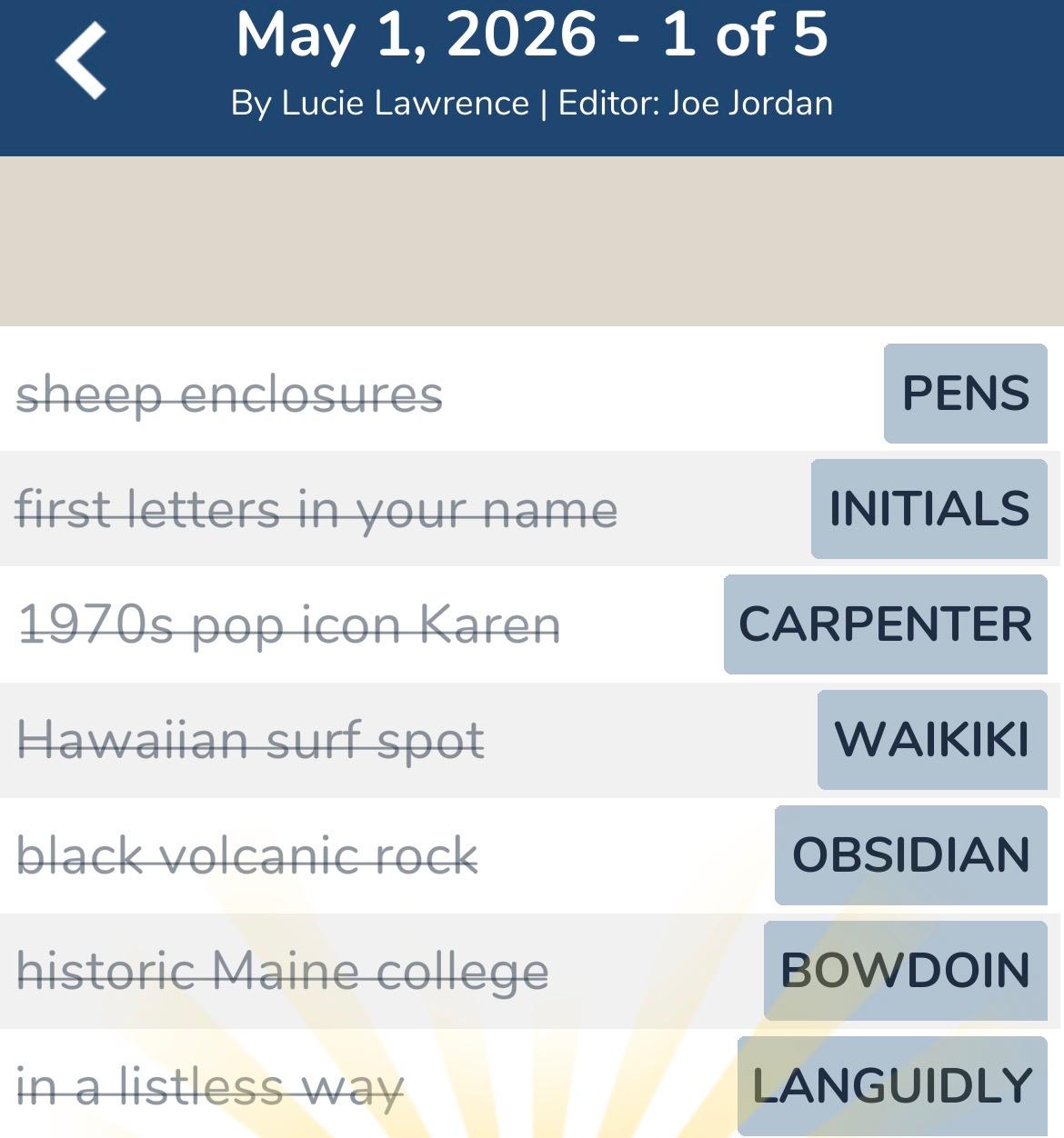 7 Little Words May 1 2026 1