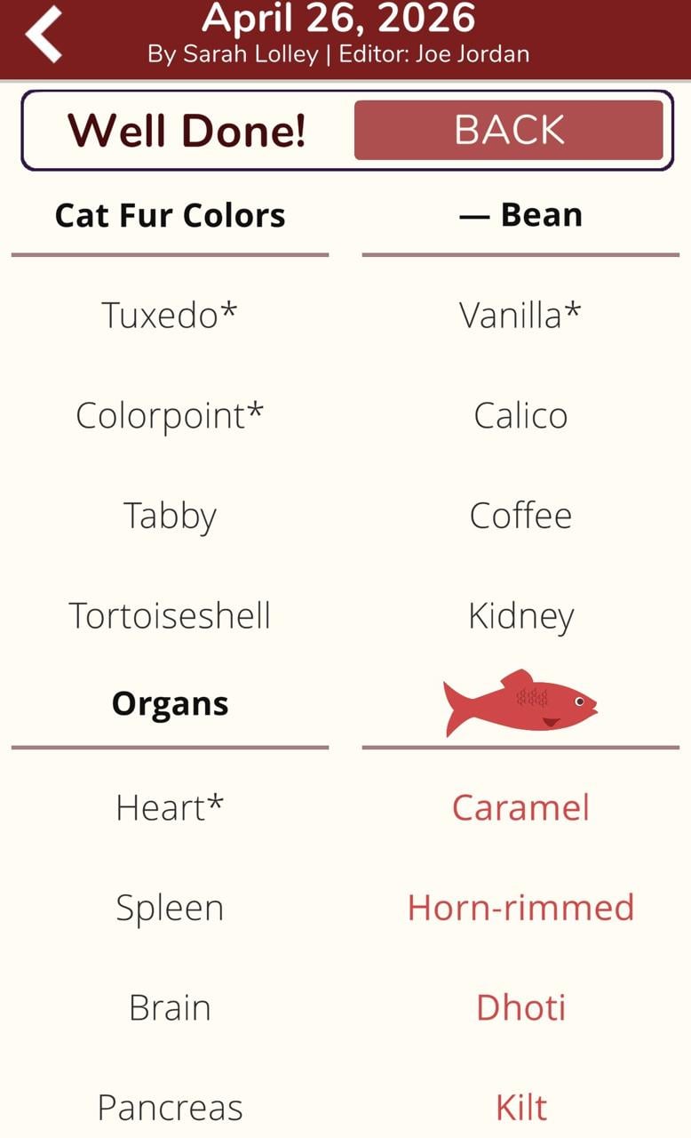 7 Little Words Red Herring April 26 2026