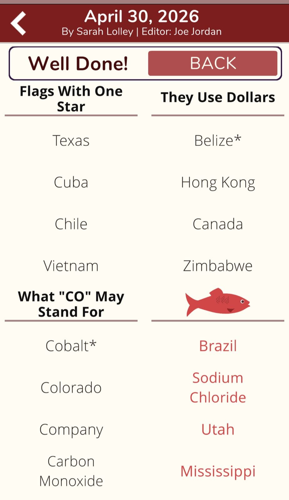 7 Little Words Red Herring April 30 2026