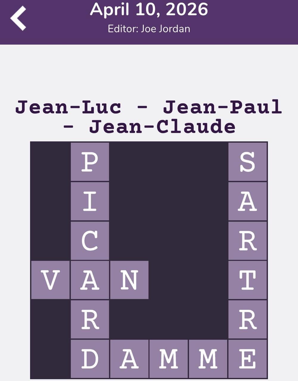 7 Little Words Tiny Little Crosswords April 10 2026