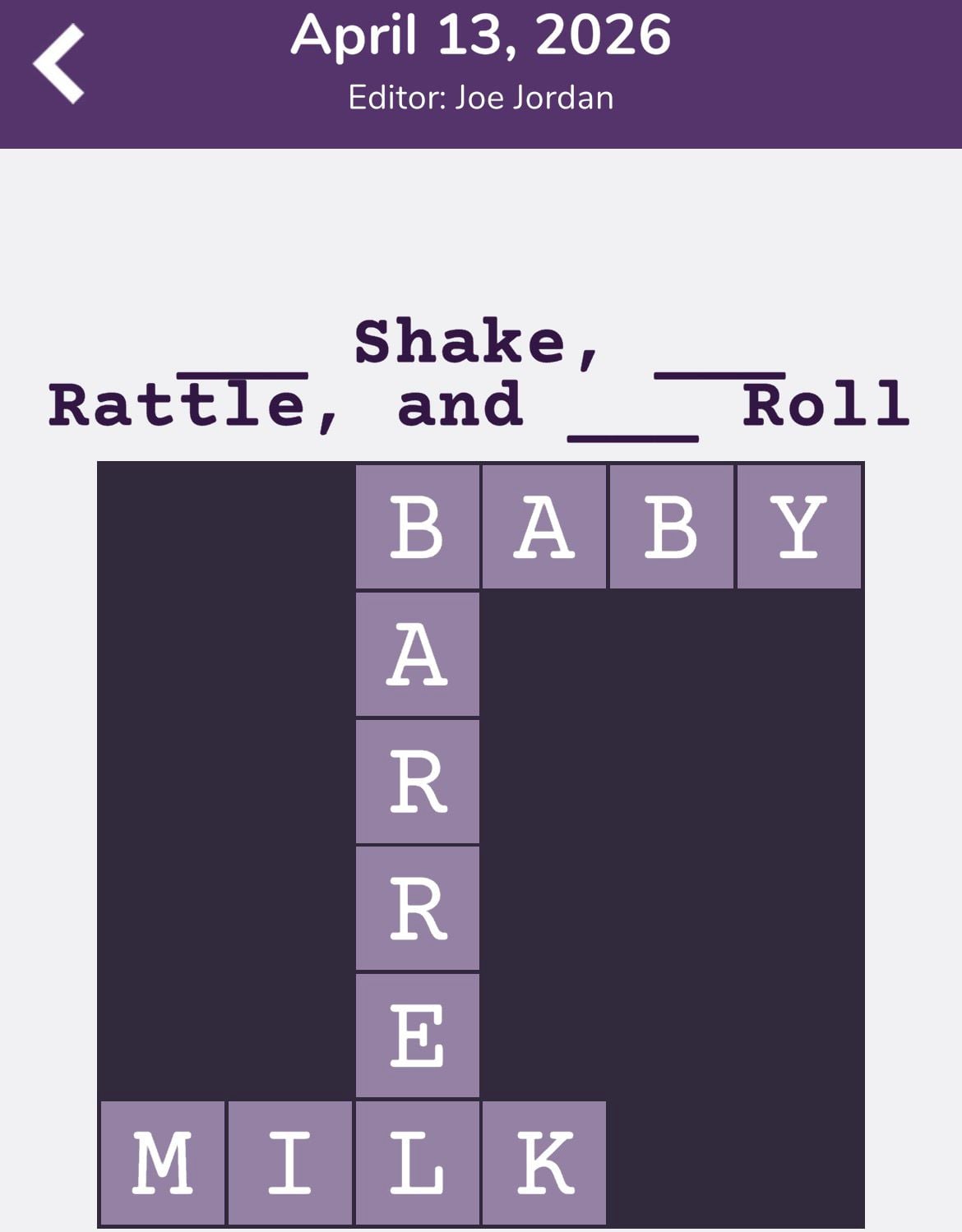 7 Little Words Tiny Little Crosswords April 13 2026 7 Little Words Tiny Little Crosswords April 13 2026
