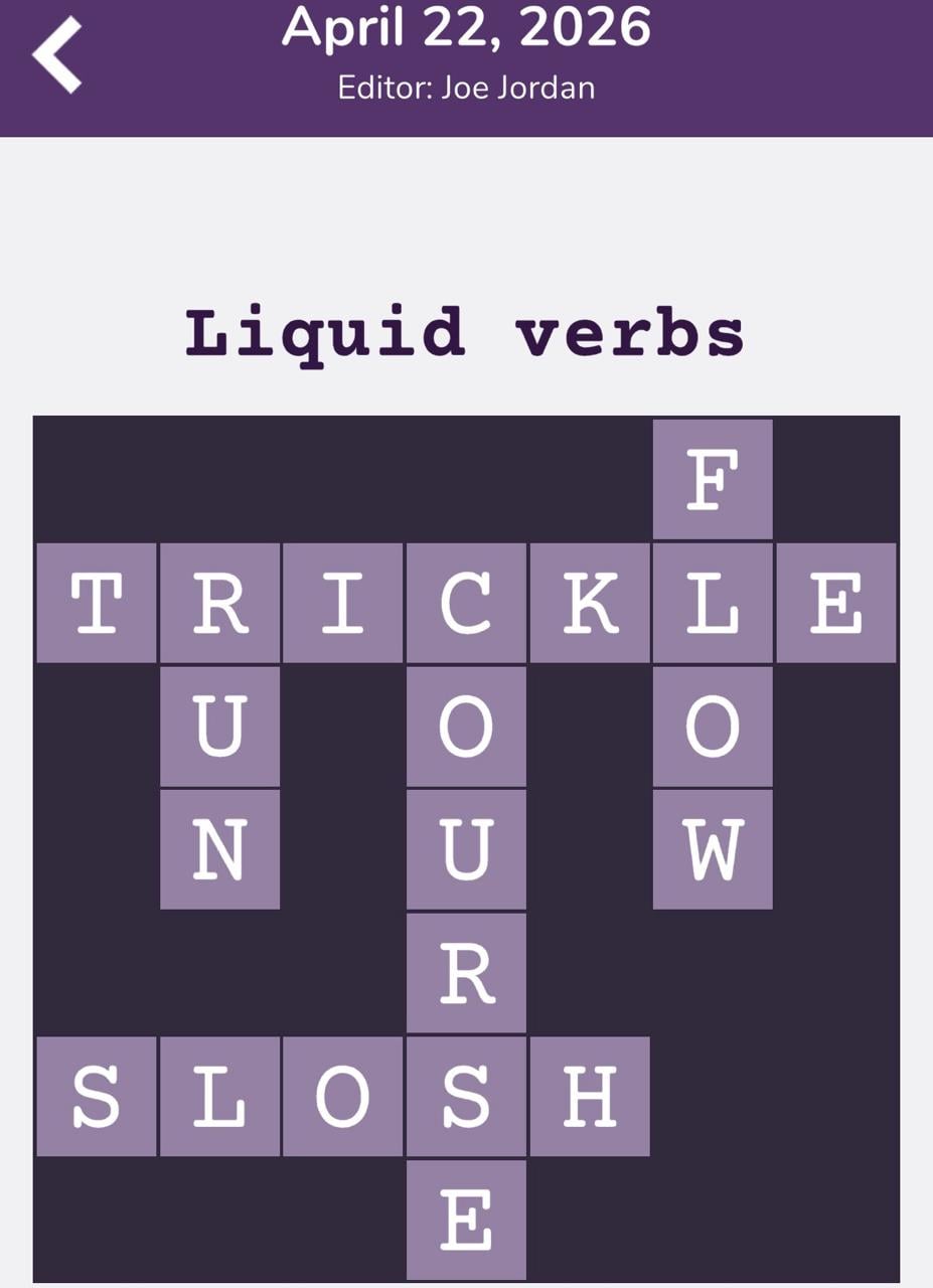 7 Little Words Tiny Little Crosswords April 22 2026