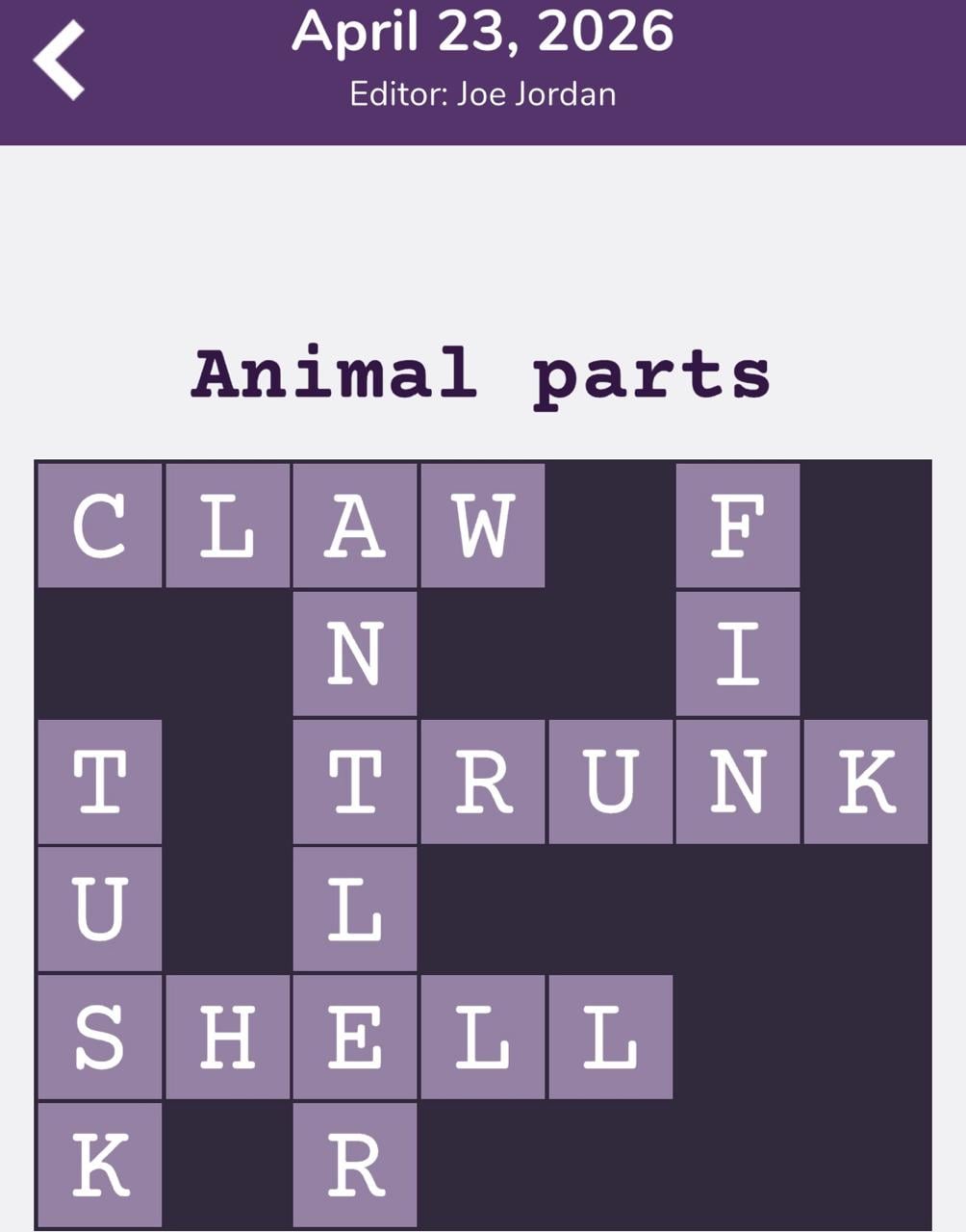 7 Little Words Tiny Little Crosswords April 23 2026