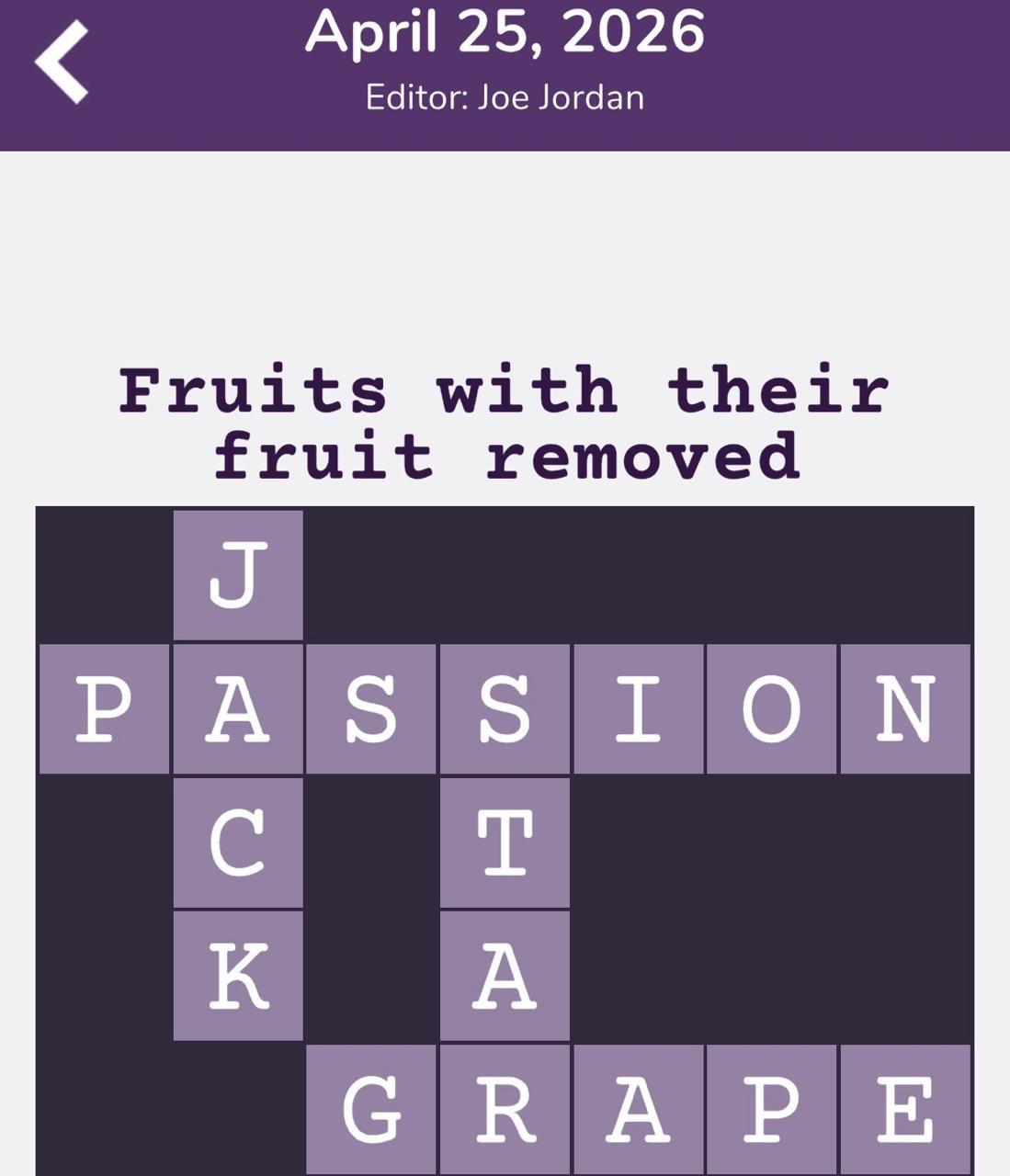 7 Little Words Tiny Little Crosswords April 25 2026