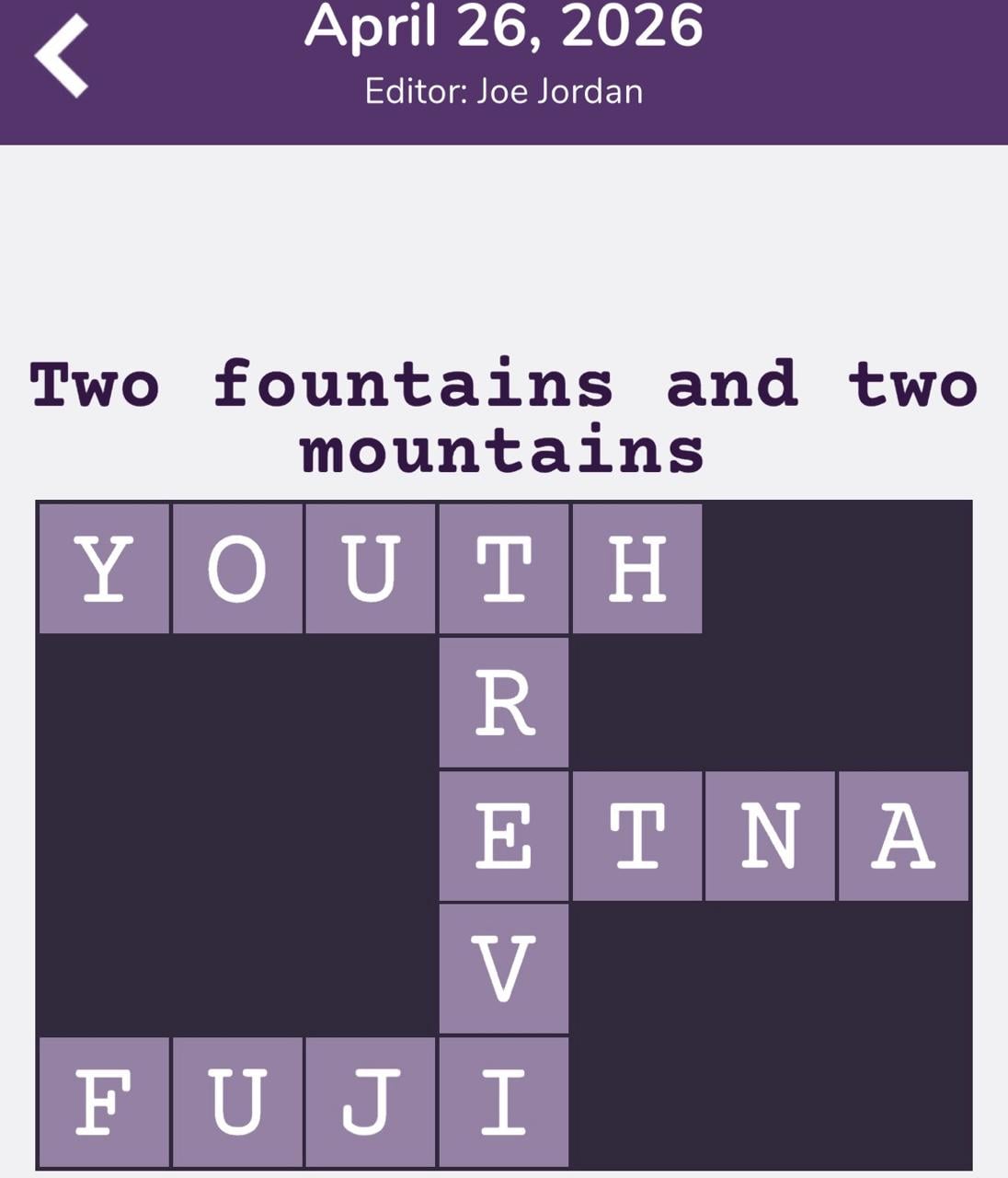 7 Little Words Tiny Little Crosswords April 26 2026