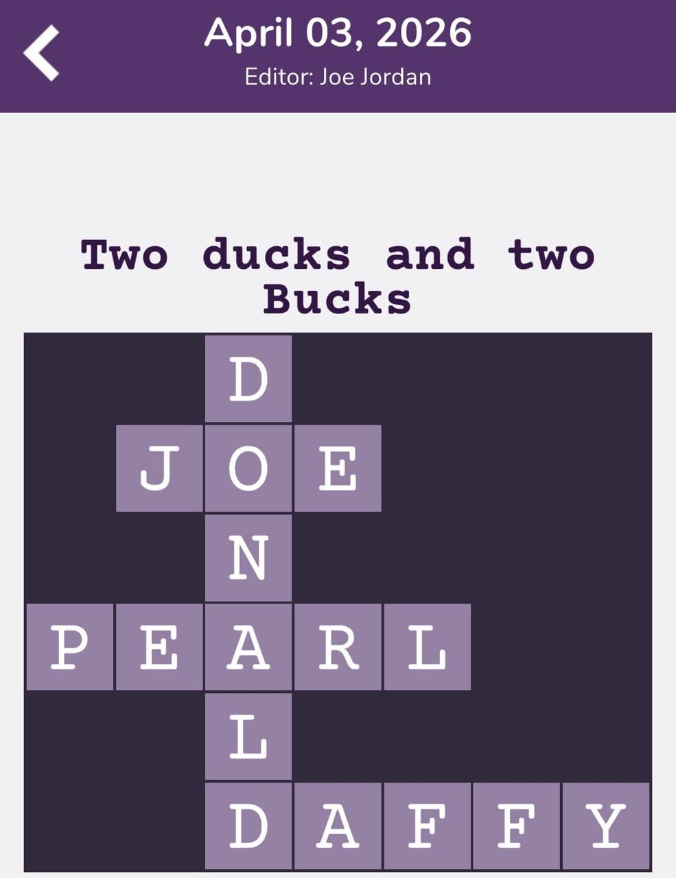 7 Little Words Tiny Little Crosswords April 3 2026