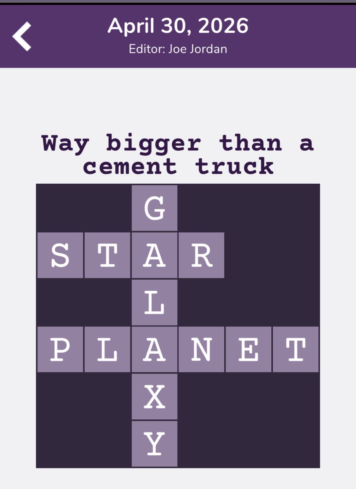 7 Little Words Tiny Little Crosswords April 30 2026