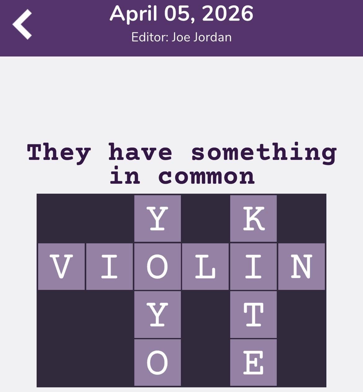 7 Little Words Tiny Little Crosswords April 5 2026