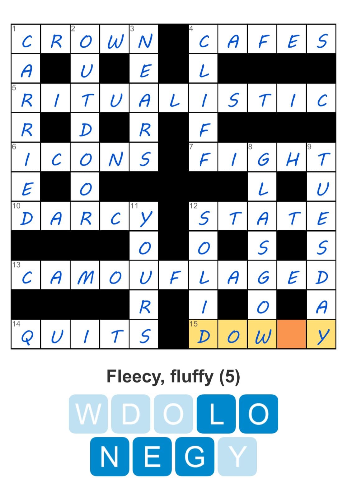 Puzzle Page Crossword April 21 2026