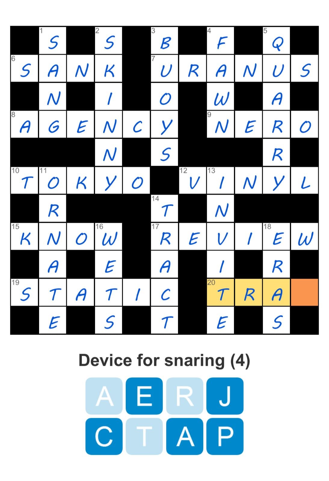 Puzzle Page Crossword April 22 2026